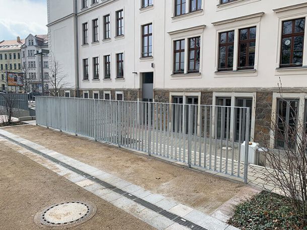 Absturzsicherung aus Flachstahl